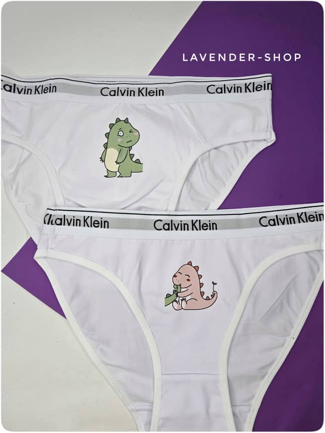 شورت کاپلی سفید  با طرح کارتونی مناسب ولنتاین /  ولن  2026