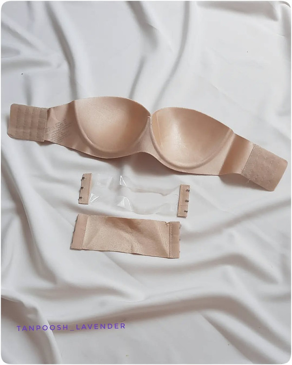 نمای کناری سوتین دکلته جکدار قواره ریز مناسب سینه کوچک