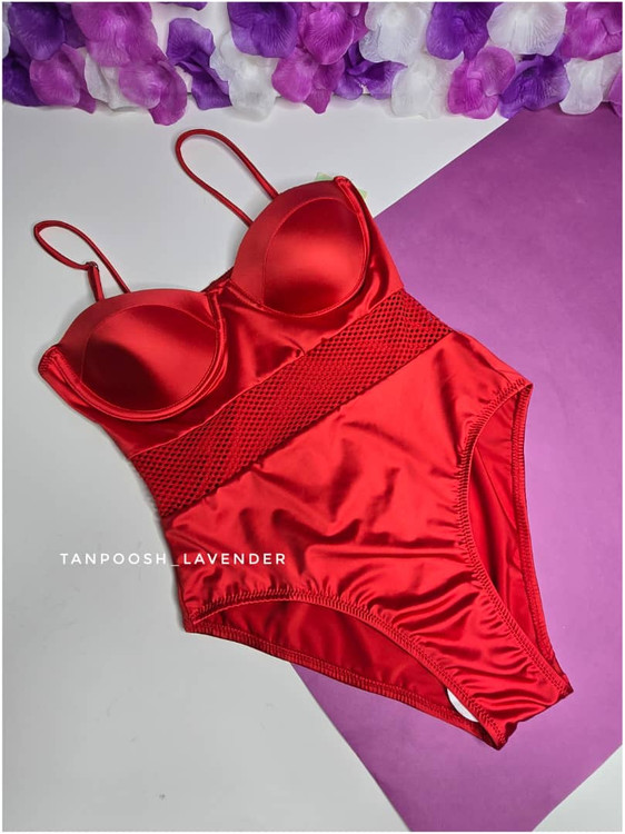 مایو اسلیپ قرمز وسط تور فیتن