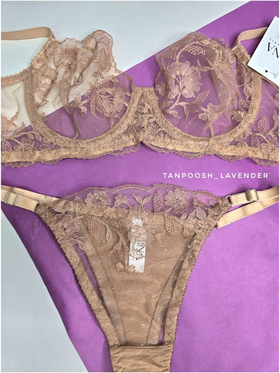 شورت ست تور اروپایی ژینا در رنگ شامپاینی