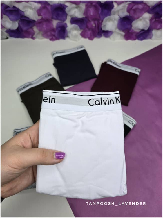 شورت مردانه کلوین پادار تمام نخ پنبه سفید