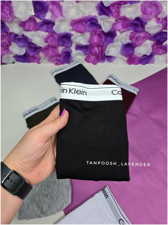 شورت مردانه کمر کش کلوین کلاین پادار تمام نخ پنبه