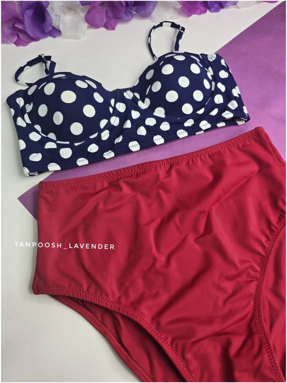 مایو دو تکه با رنگ یونیک و خاص