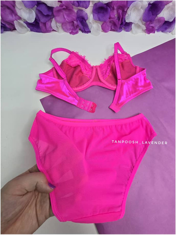 شورت قوارهدار ساتن و تور با فاق نخ برند شببو