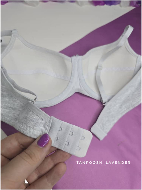 سوتین نخ پنبه فنردار هونکس – نمای قزن و پشت بند