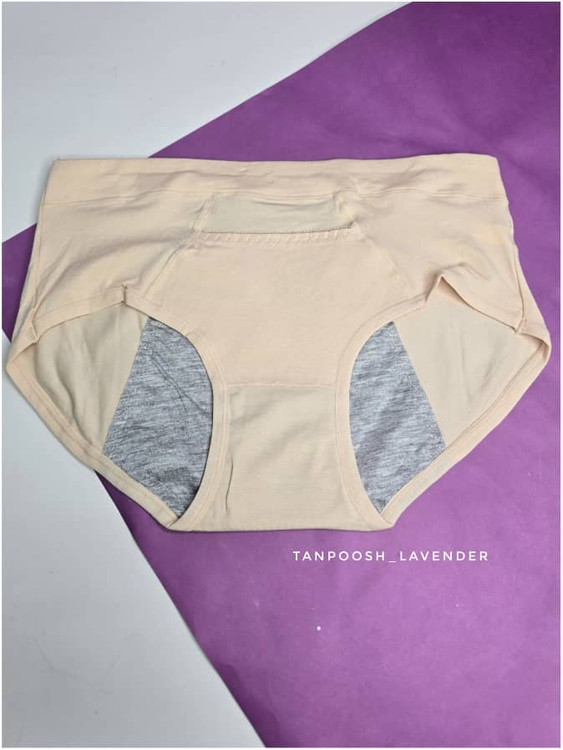 شورت پریودی زنانه نخ پنبهای