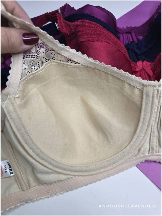 سوتین تک فنردار آوینا کرم – جلوه نرم و ملایم برای زیر لباس روشن