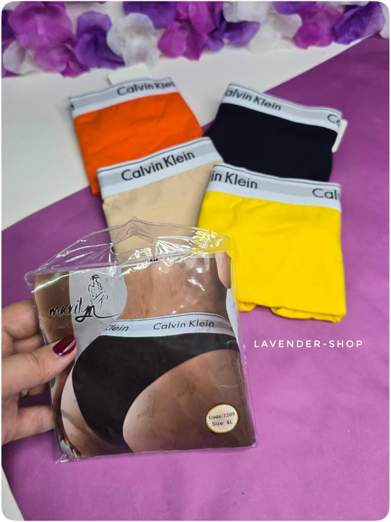 شورت زنانه نخی برند کلوین کلاین — نسج نرم، طراحی دقیق، احساس لطافت در هر حرکت