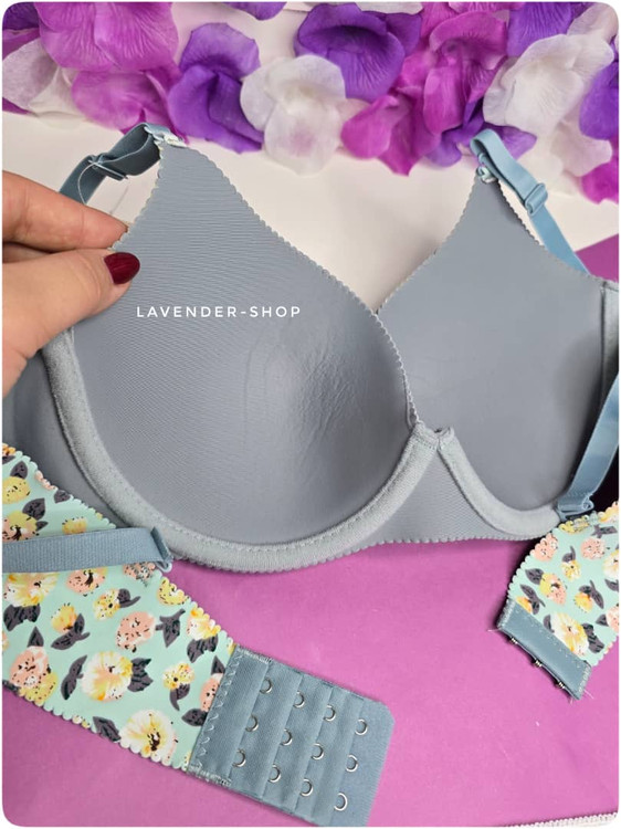 سوتین و شورت لیزری گلدار زنانه بدون جک با طراحی فانتزی