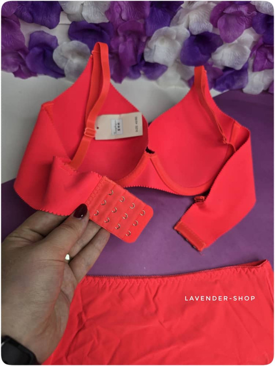 سوتین و شورت لیزری نئونی زنانه با بند متحرک و سهقزنه