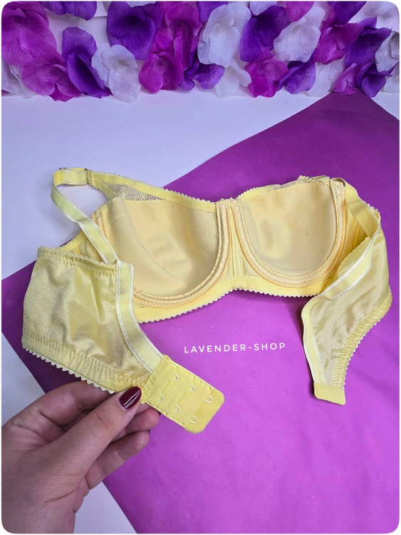 سوتین زرد فنردار آوینا کیفیت بی نظیر