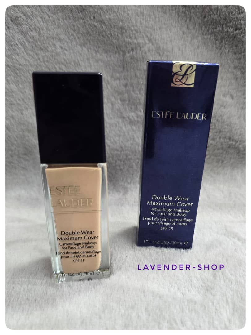 بسته‌بندی شیشه‌ای کرم پودر اصل استی لادر با پوشش بالا