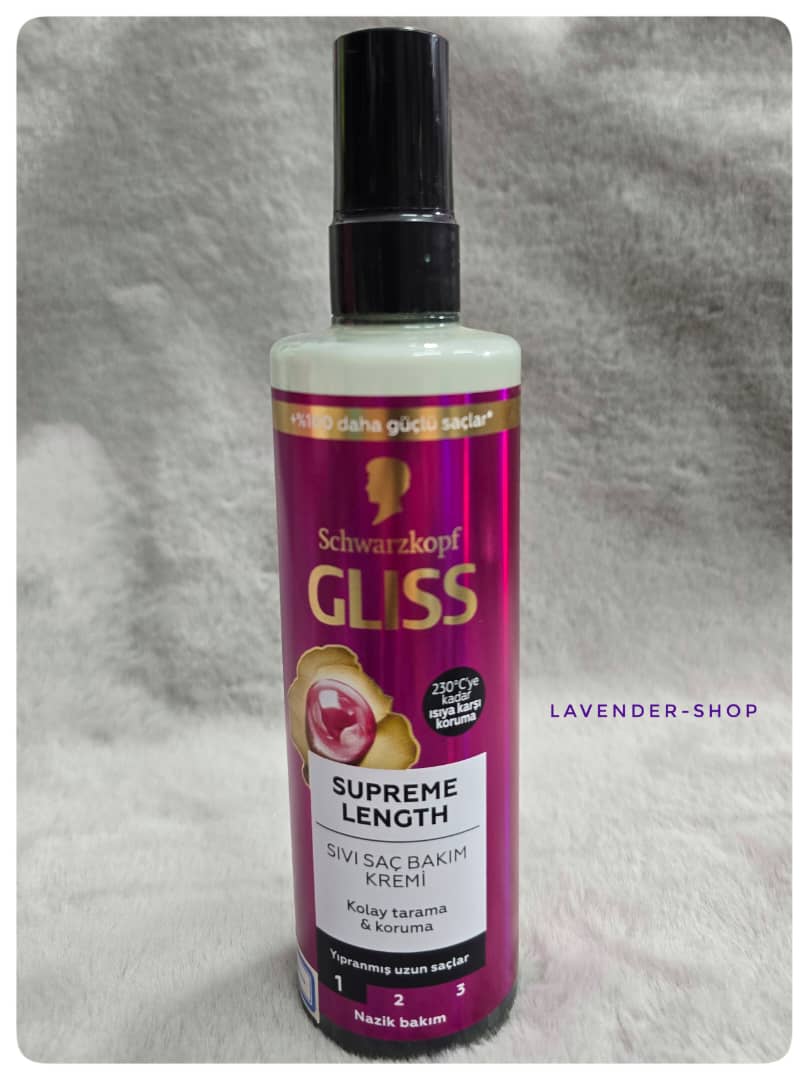اسپری دو فاز گلیس مدل Supreme Length – تقویت‌کننده و محافظ موهای بلند