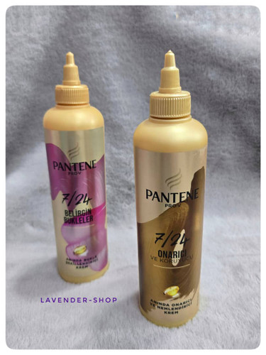 ماسک موی بدون آبکشی پنتن 7/24 مدل ترمیمکننده و مدل فرکننده – Pantene Pro-V Leave-In Cream