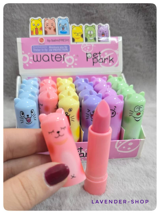 رژ لب فانتزی Pet Park با طرح حیوانات کارتونی رنگی