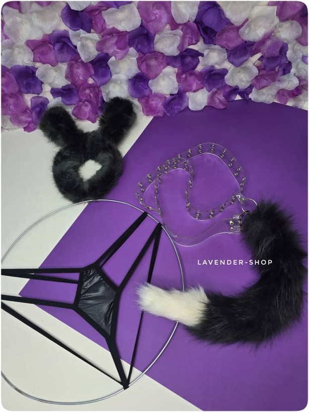 نمای کامل ست فانتزی Bunny Black سکسی و اروتیک