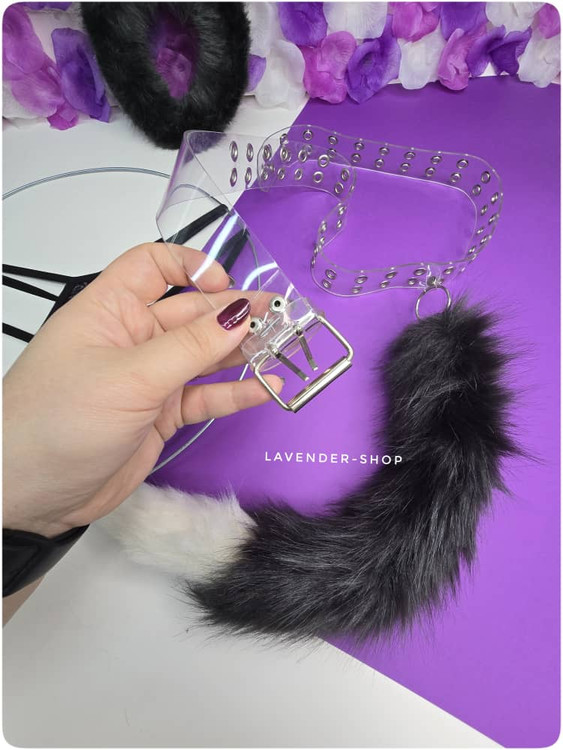 سگک کمربند ست فانتزی Bunny Black