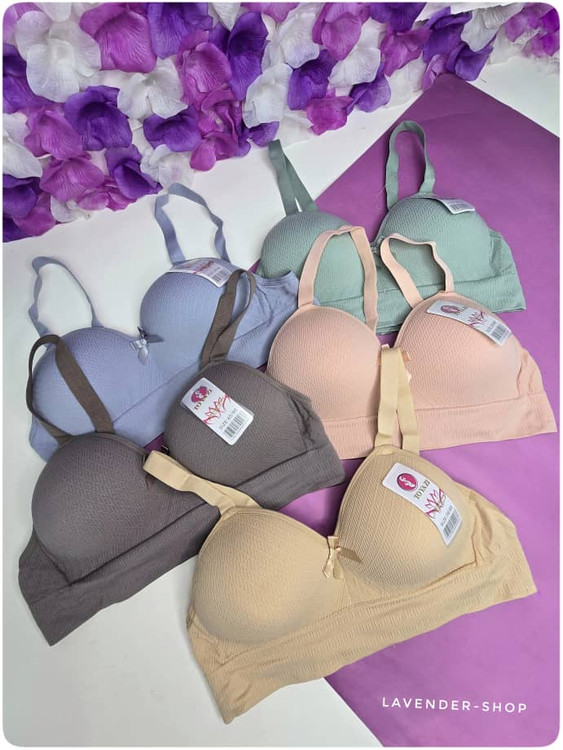 سوتین سیملس بدون فنر در رنگهای ملایم و طراحی راحت از فروشگاه لوندرشاپ