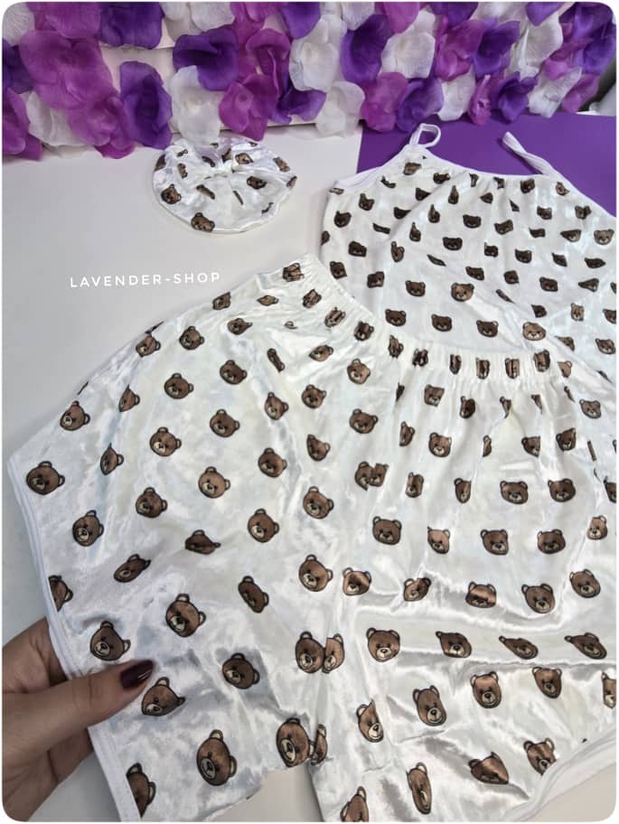 تاپ مخمل و شلوارک