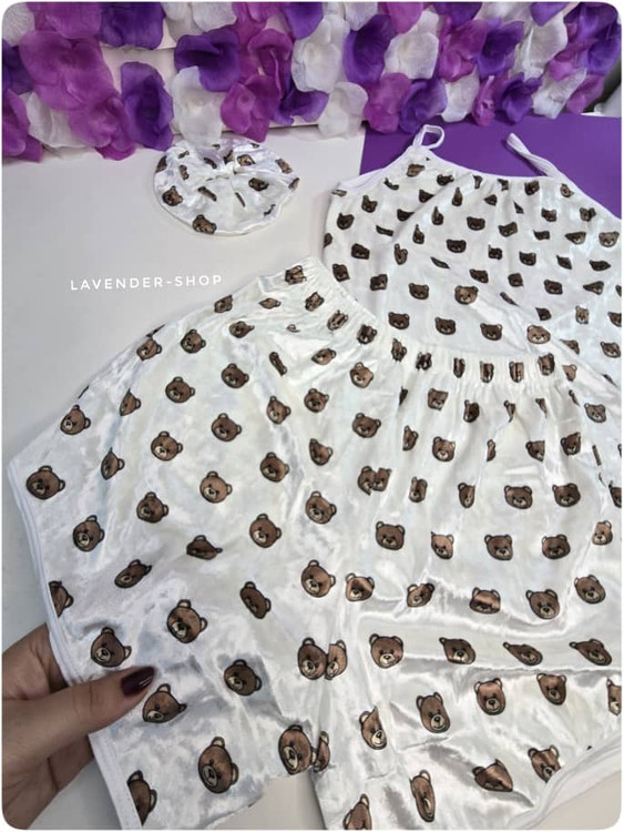 تاپ مخمل و شلوارک