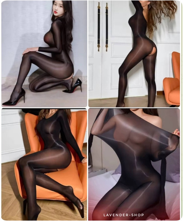 خرید 4 قسطه لباس سکسی بادی شیشهای مشکی زنانه با برش فاق باز و فرم کشی