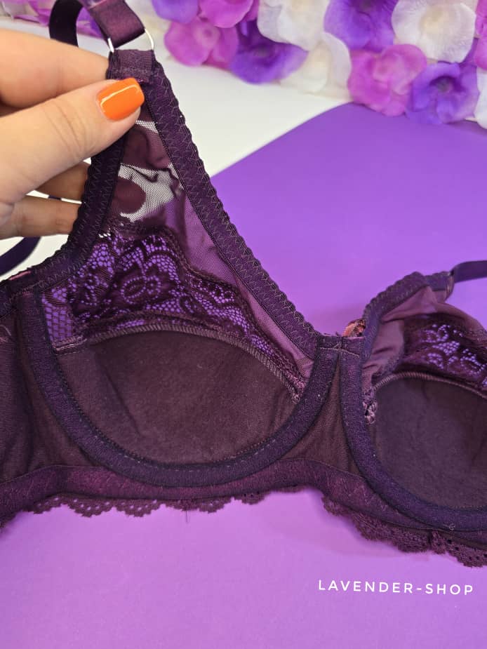 سوتین گیپوری نرم و سبک با دستک دانتلی و بند سرشانه محکم