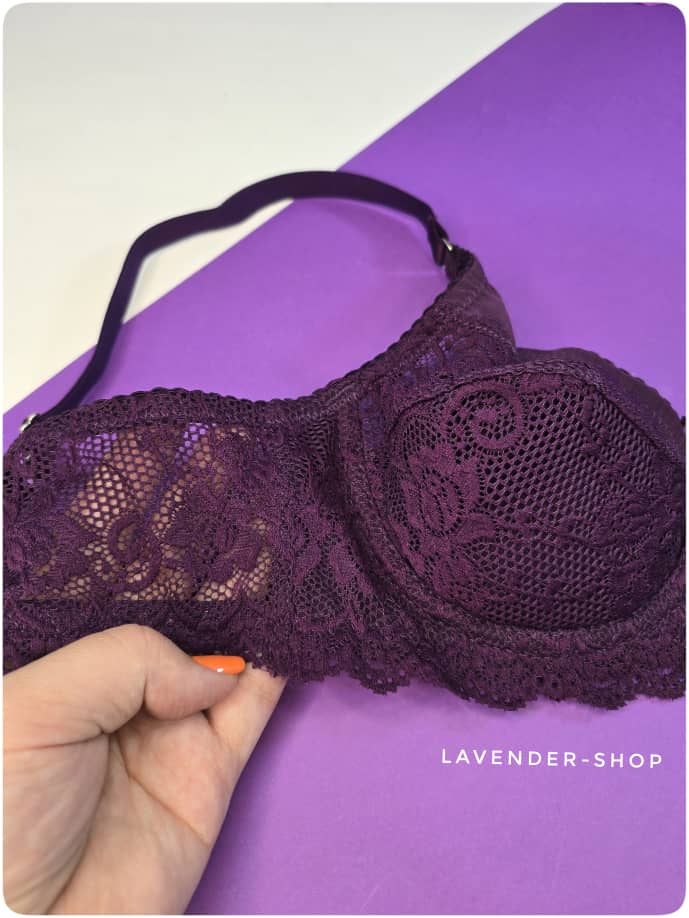 سوتین گیپور جذاب زنانه با نگهداری عالی و کاپ فنردار استاندارد