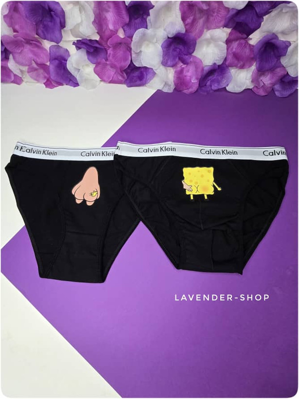 شورت کاپلی ست سکسی و جذاب پارتنری مشکی با کمربند سفید برند Calvin Klein