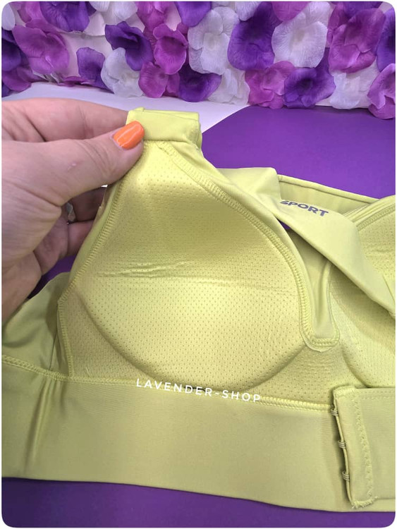 نیمتنه ورزشی زنانه رنگ لیمویی با کاپ پرسی و جنس فلامنت