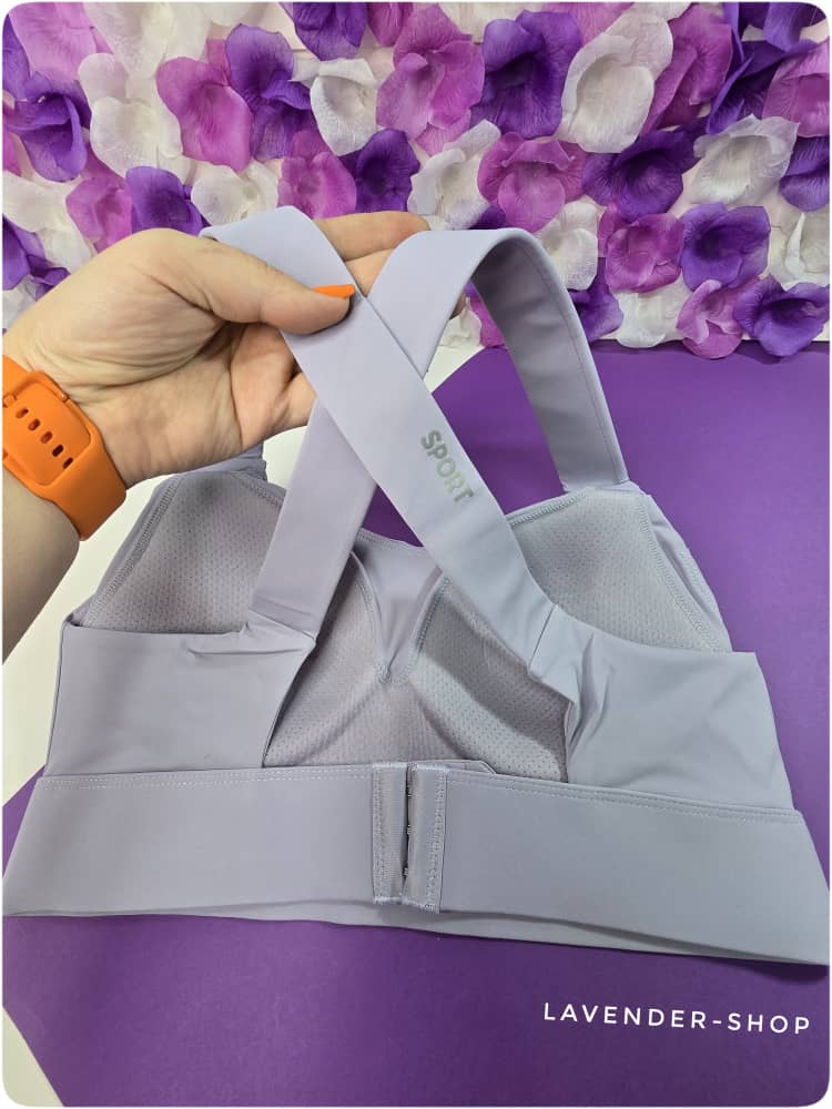 نیم‌تنه یاسی ورزشی با پشت ضربدری و قزن تنظیمی – نمای پشت – فیکس و پشتیبانی عالی در ورزش.