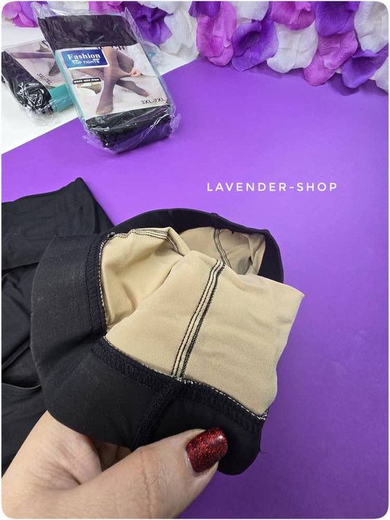 جوراب شلواری سهبعدی نازک زنانه داخل کرم مدل بدننما فریسایز