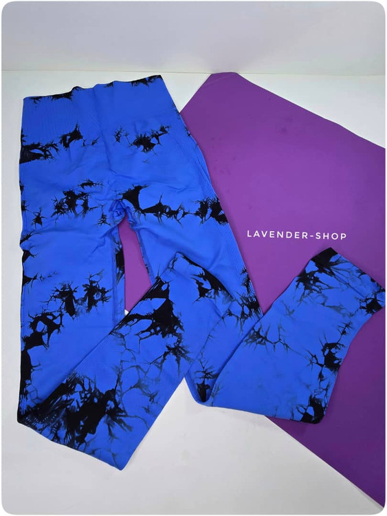 لگ ورزشی آبی طرح ابری گرم بالا