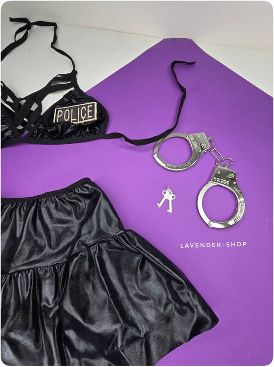 جزئیات طراحی سکسی و جذاب و دستبند پلیسی کاستوم فانتزی زنانه
