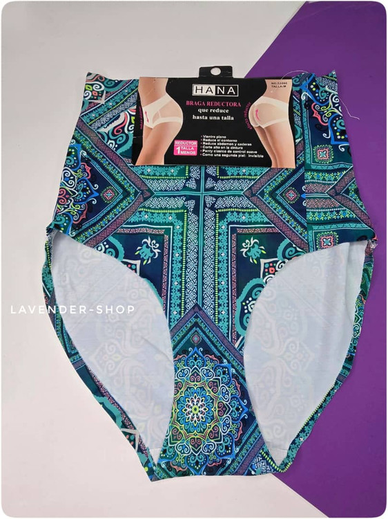 شورت لیزری گنی زنانه طرح بته جقهای سبز کمر بلند