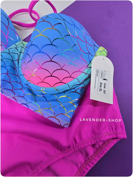 مایو کاپ دار فنردار زنانه فیتن