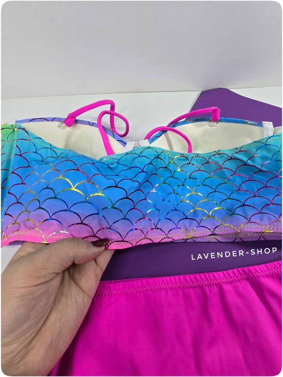 مایو زنانه دو تکه فیتن کاپ دار