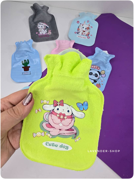 کیسه آب گرم جیبی با روکش پارچهای نرم و لطیف