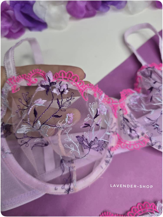 جزئیات دوخت و تور ظریف ست انوشه