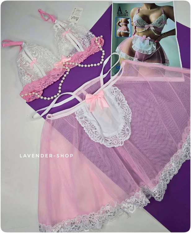 لباس نقش آفرینی خدمتکاری برای مناسبت های خاص و دو نفره