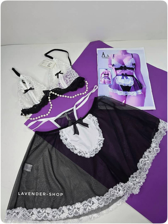 کاستوم ست کامل خدمتکاری شیک و حرفه ای