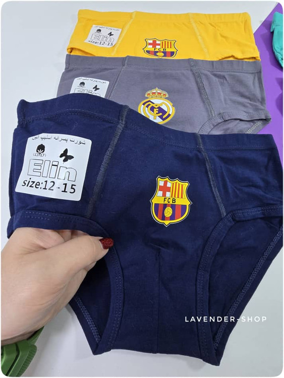 لباس زیر پسرانه نخ پنبهای با کمر کشی نرم و استاندارد