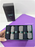 بستهبندی جوراب مردانه با لیبل DAD Socks
