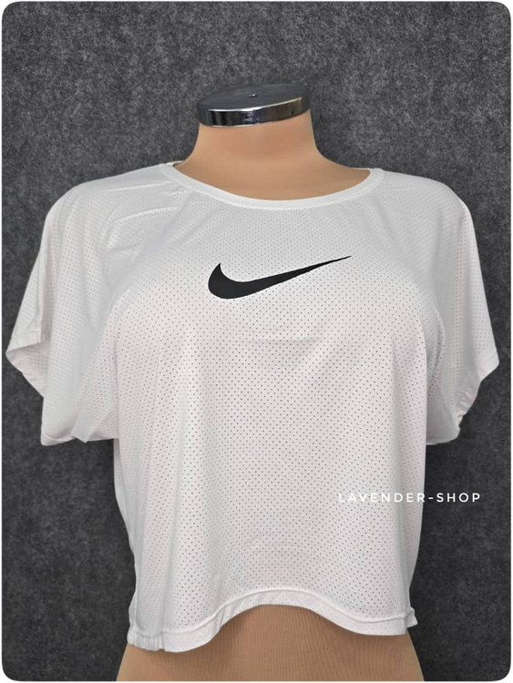 تیشرت کراپ ورزشی زنانه تنخور واقعی