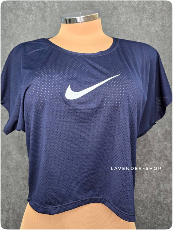 تیشرت کراپ ورزشی زنانه پارچه تنفسی