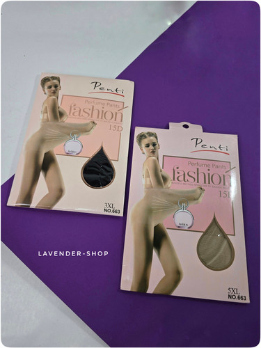 جوراب شلواری شیشه Penti در دو رنگ کرم (رنگ پا) و مشکی