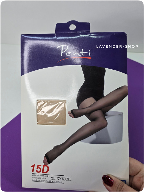 جوراب شیشه ای نازک پنتی 15D دکلته