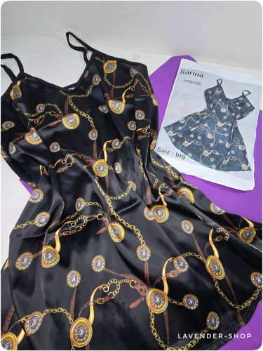 پیراهن خواب زنانه جنس ساتن بسیار لطیف و راحت