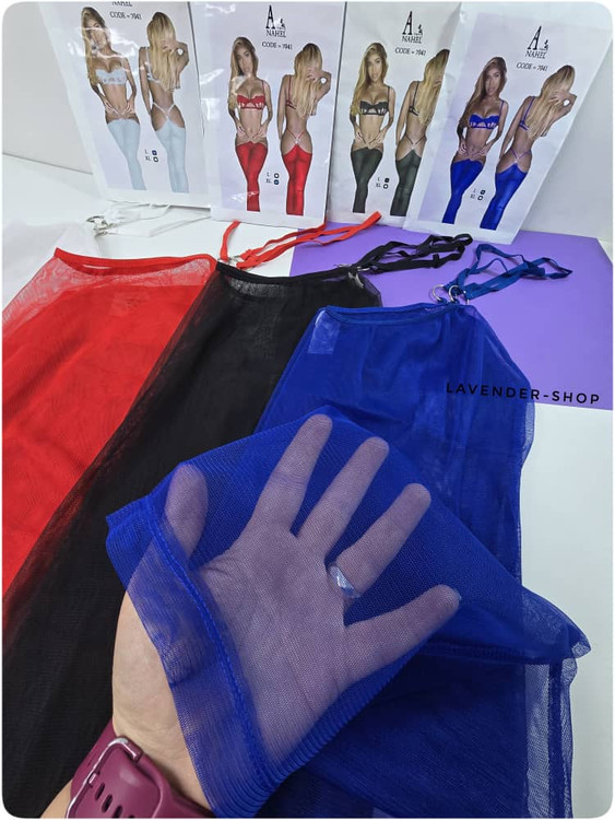 نمای کناری شلوار تور زنانه سبک