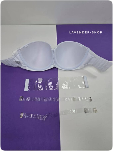 سوتین دکلته با بند شیشهای متصل به سرشانه برای فیت بهتر