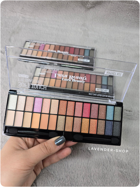 پیگمنت بالای پالت سایه 28 رنگ لورا